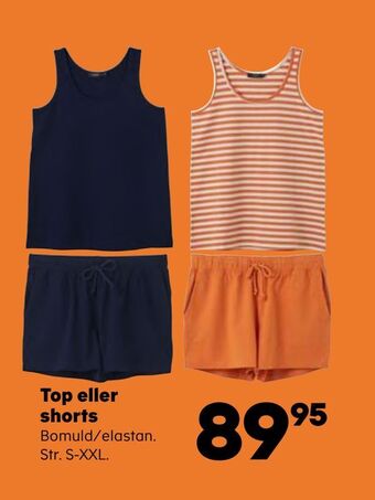 Kvickly Top eller shorts tilbud