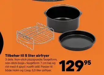 Kvickly Tilbehør til 5 liter airfryer tilbud