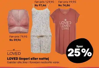 Kvickly LOVED lingeri eller nattøj tilbud