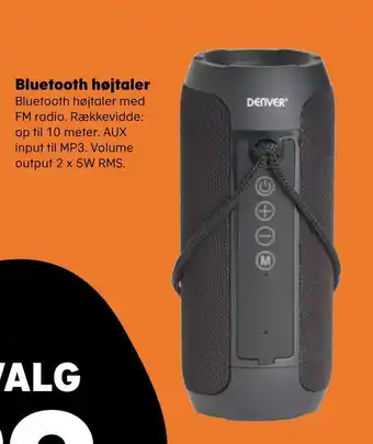 Bluetooth højtaler