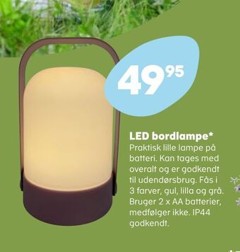 Kvickly LED bordlampe tilbud