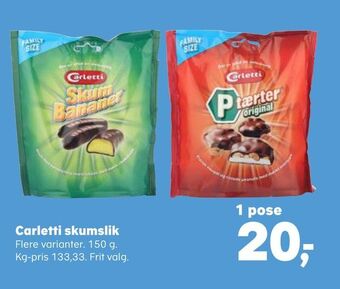 Carletti skumslik