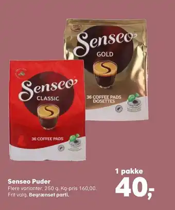 Kvickly Senseo Puder tilbud