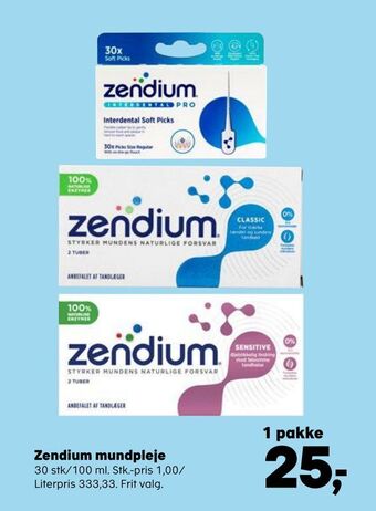 Kvickly Zendium mundpleje tilbud