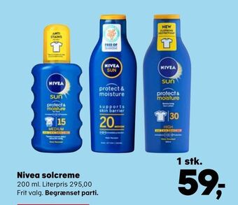 Kvickly Nivea solcreme tilbud