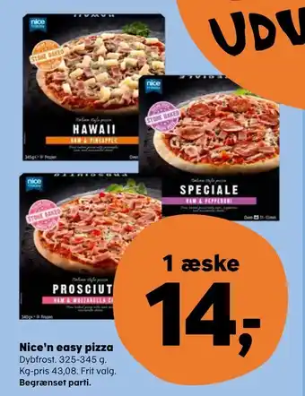 Nice'n easy pizza