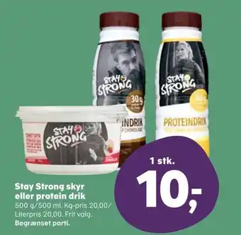 Stay Strong skyr eller protein drik