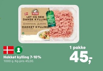 SuperBrugsen Hakket kylling 7-10% tilbud