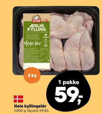 SuperBrugsen Hele kyllingelår tilbud