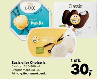 SuperBrugsen Easis eller Choice is tilbud