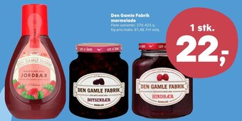 SuperBrugsen Den Gamle Fabrik marmelade tilbud