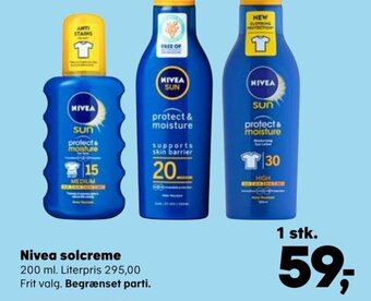 SuperBrugsen Nivea solcreme tilbud