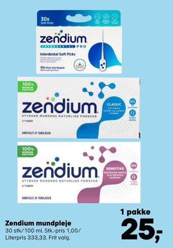 SuperBrugsen Zendium mundpleje tilbud