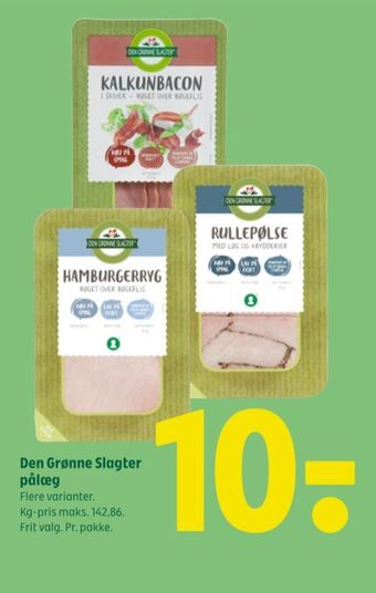 Den grønne slagter kalkunbacon