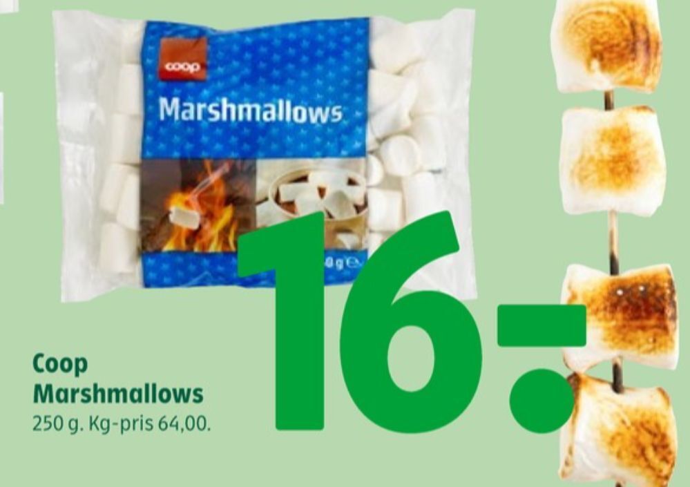 Coop marshmallows tilbud hos Coop 365