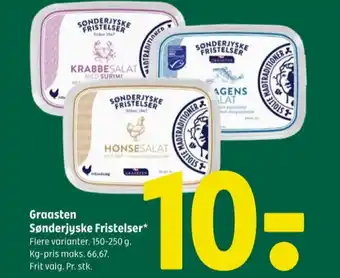 Sønderjyske fristelser krabbesalat med surimi