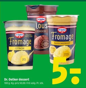 Dr oetker dessert
