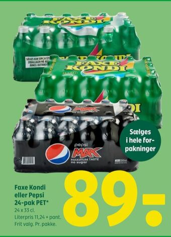 Coop 365 Faxe kondi sportssodavand tilbud