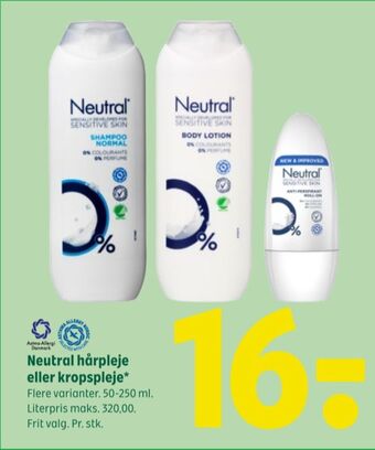 Coop 365 Neutral shampoo tilbud
