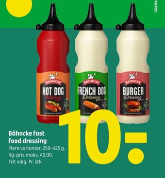 Coop 365 Bähncke dressing tilbud