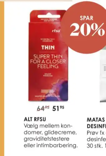 Matas Rfsu kondomer tilbud