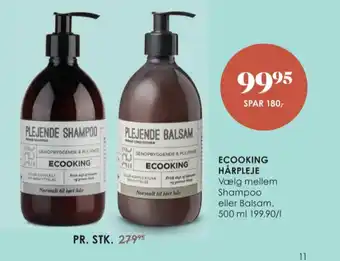 Matas Ecooking shampoo tilbud
