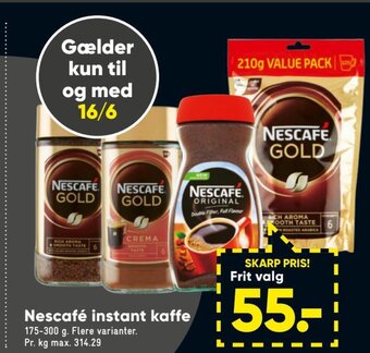 Bilka Nescafé instant kaffe tilbud