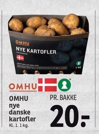 SPAR OMHU nye danske kartofler tilbud