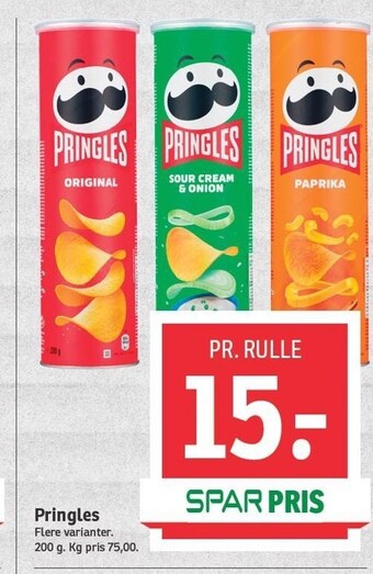 SPAR Pringles tilbud