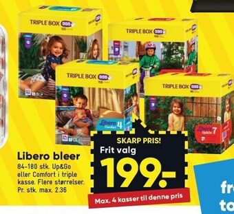 Bilka Libero bleer tilbud