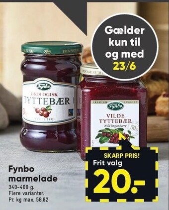 Fynbo marmelade