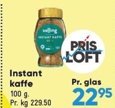 Bilka Instant kaffe tilbud