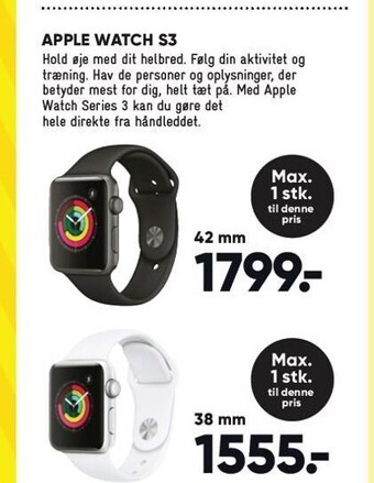 Bilka Apple Watch S3 tilbud