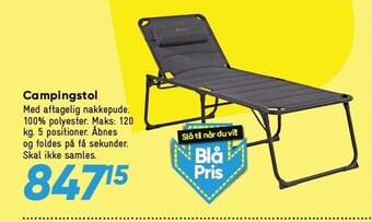 Bilka Campingstol tilbud