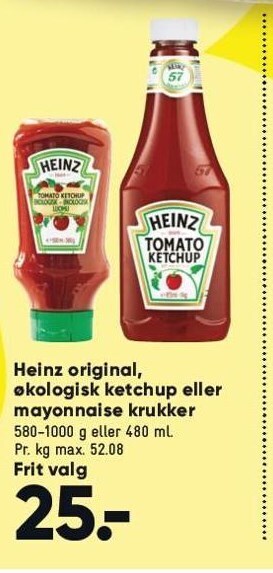 Bilka Ketchup tilbud