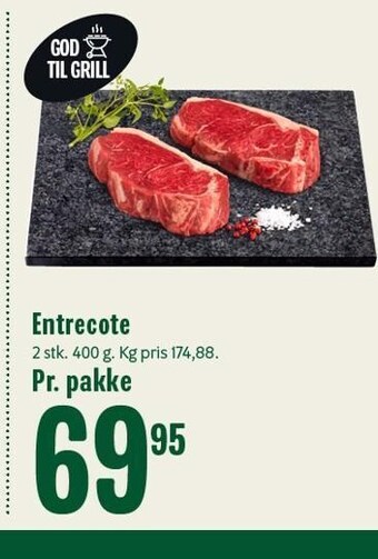 Min Købmand Entrecote tilbud
