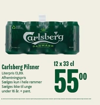 Min Købmand Carlsberg Pilsner tilbud