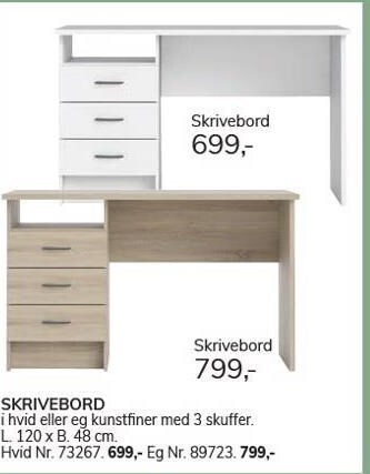 Daells Bolighus Skrivebord tilbud