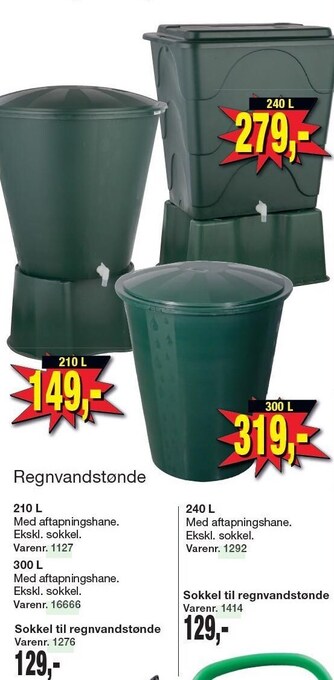 Harald Nyborg Regnvandstønde tilbud