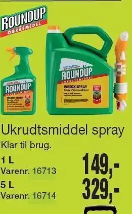 Harald Nyborg Ukrudtsmiddel tilbud