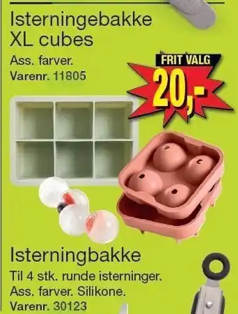 Harald Nyborg Isterningebakke XL cubes el. isterningbakke tilbud