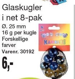 Harald Nyborg Glaskugler i net 8-pak tilbud