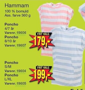 Hammam poncho