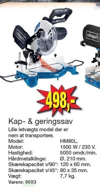 Harald Nyborg Kap- og geringssav tilbud