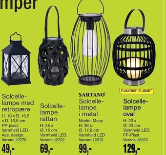 Harald Nyborg Solcellelamper tilbud