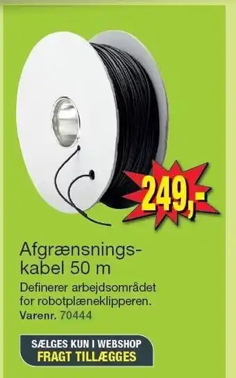 Harald Nyborg Afgrænsningkabel 50 m tilbud