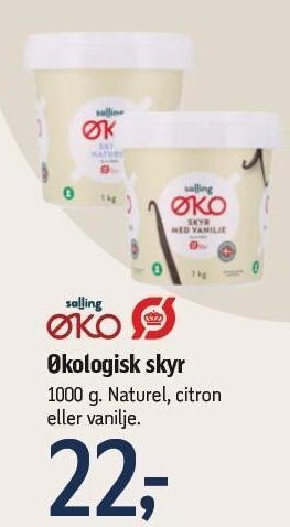 Føtex Økologisk skyr tilbud
