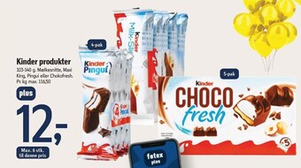 Føtex Kinder produkter tilbud