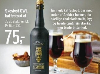 Føtex Skovlyst OWL kaffestout øl tilbud