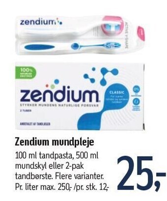 Føtex Zendium mundpleje tilbud
